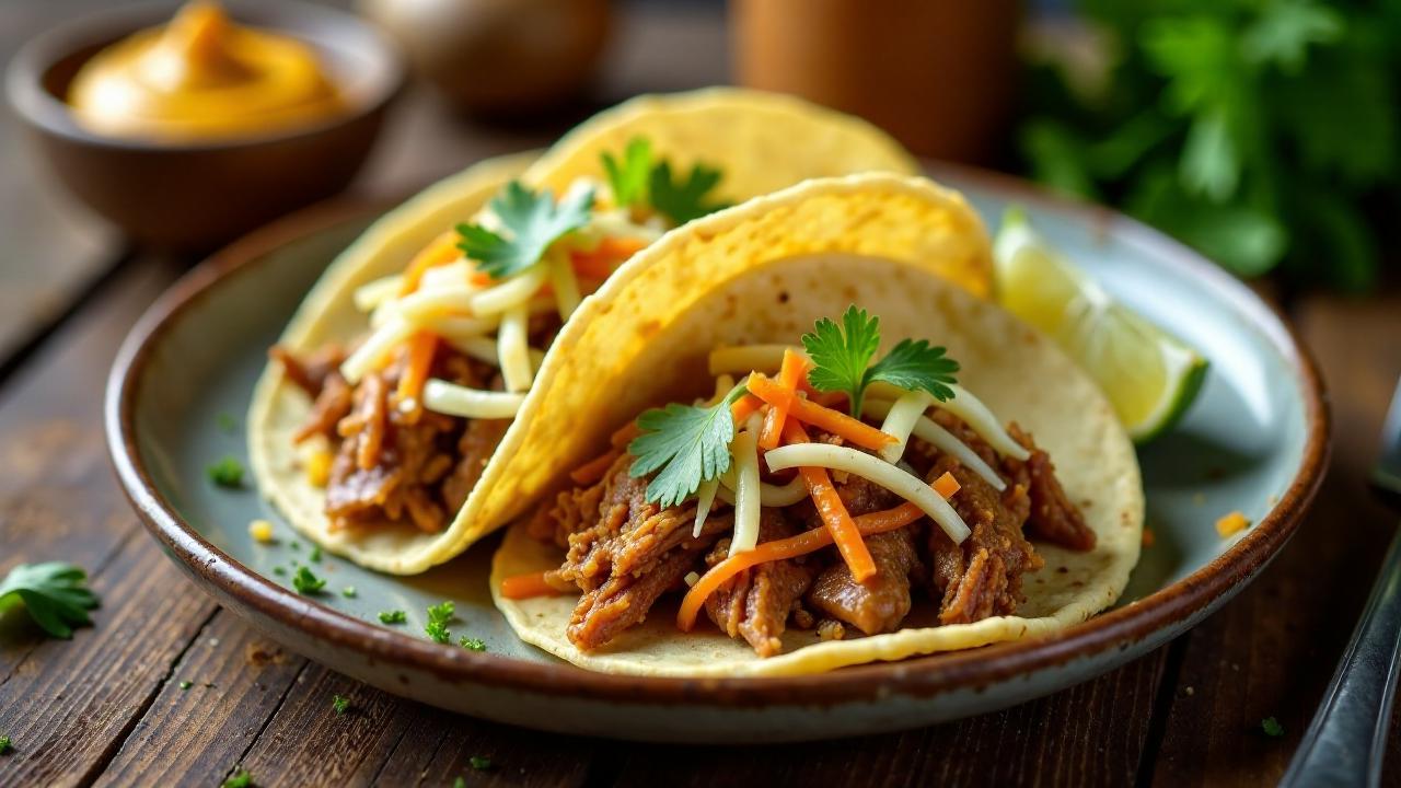 Eisbein-Tacos mit Sauerkraut