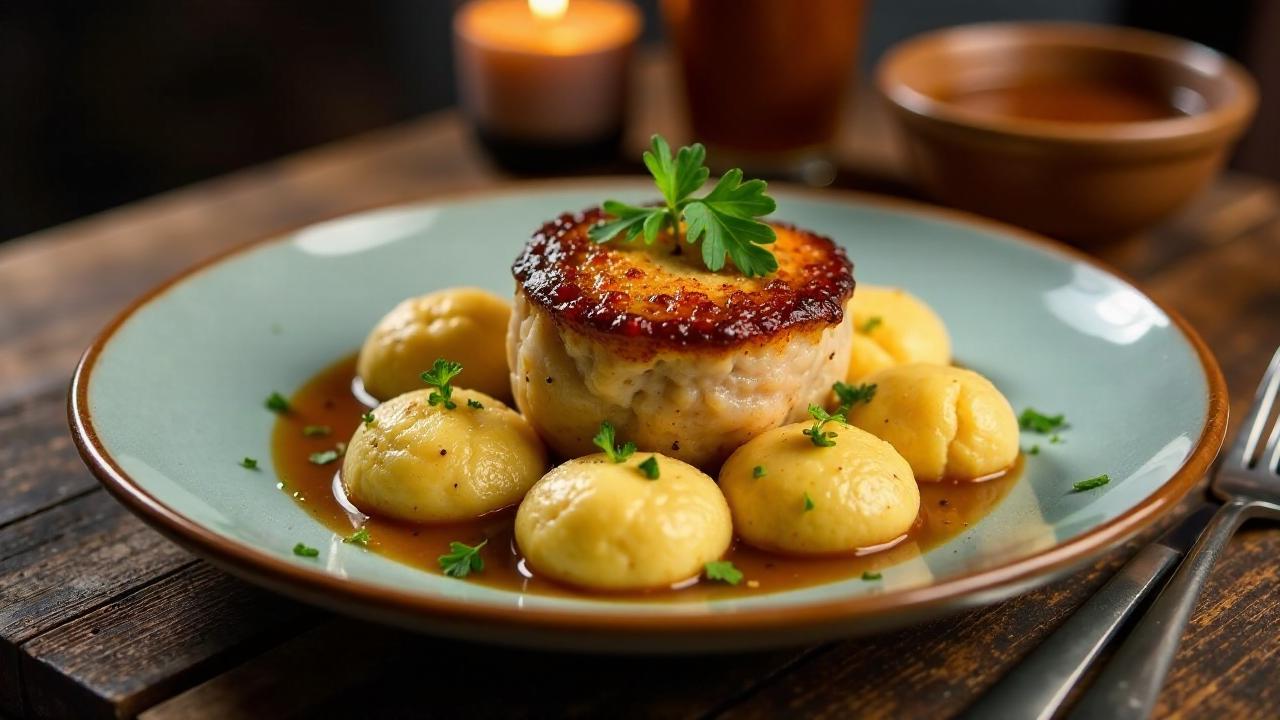 Eisbein mit Brezenknödel