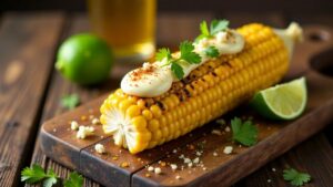 Elote (mexikanischer Maiskolben)