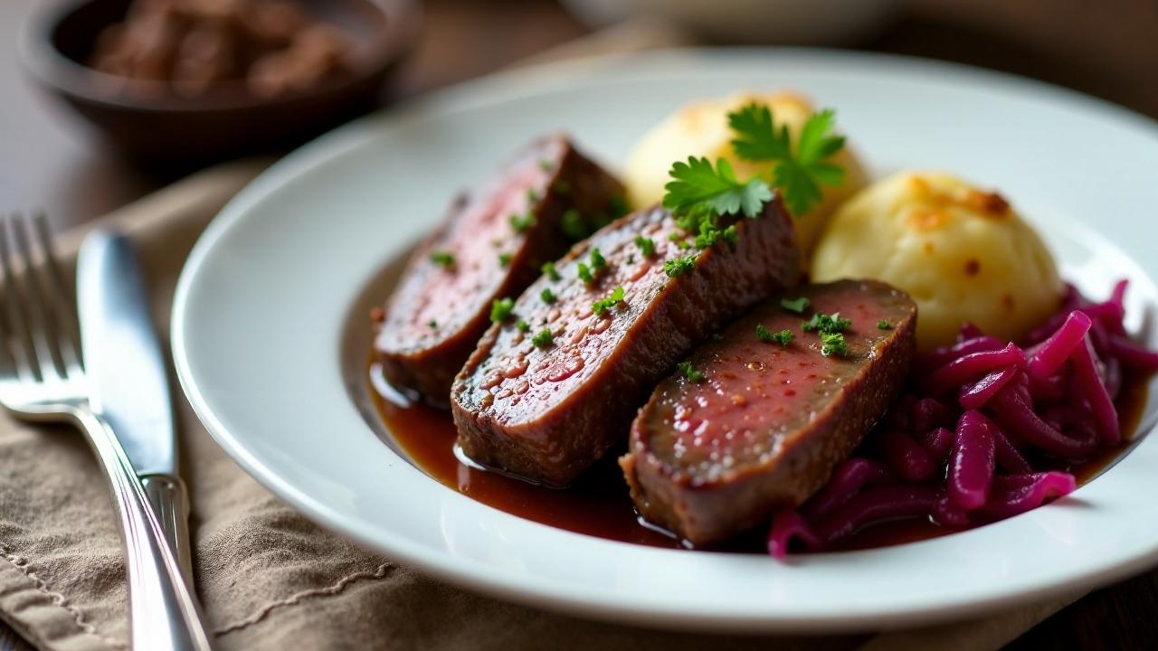 Elsässer Sauerbraten mit Riesling