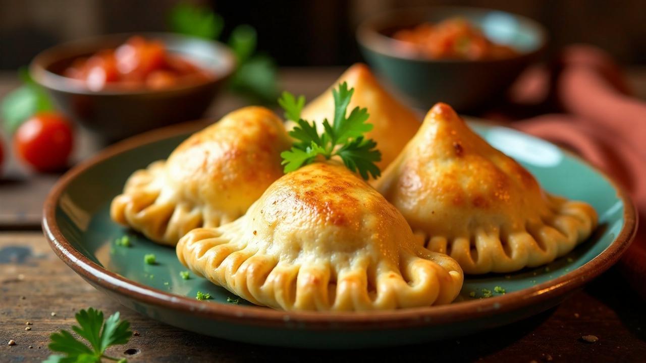 Empanadas de Llama: Empanadas mit Lamafleisch