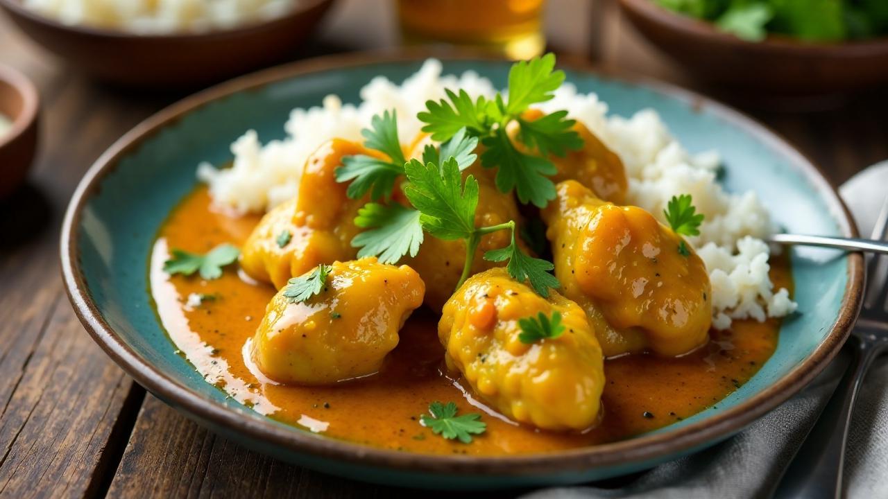 Enkoko Y'omuliro – Chicken and Peanut Curry