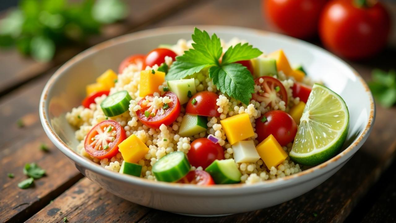 Ensalada de Quinoa: Quinoa-Salat