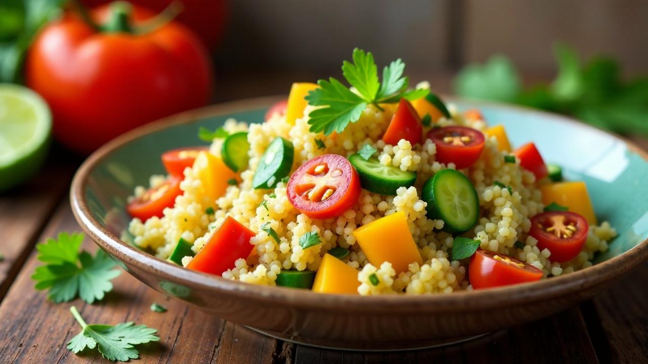 Ensalada de Quinua: Quinoasalat