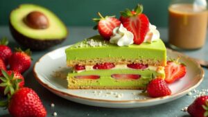 Erdbeer-Avocado-Torte