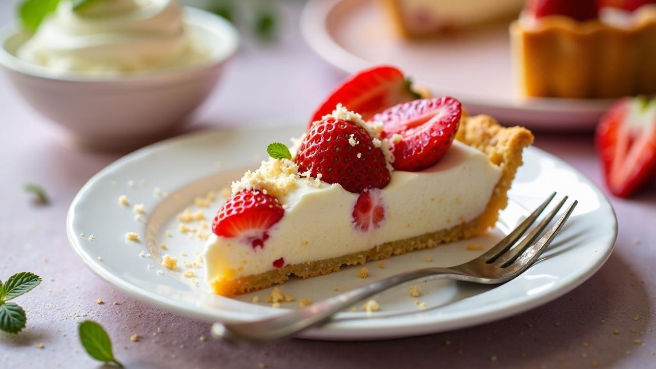 Erdbeer-Kokos-Mascarpone-Pie