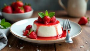 Erdbeer-Kokos-Panna-Cotta