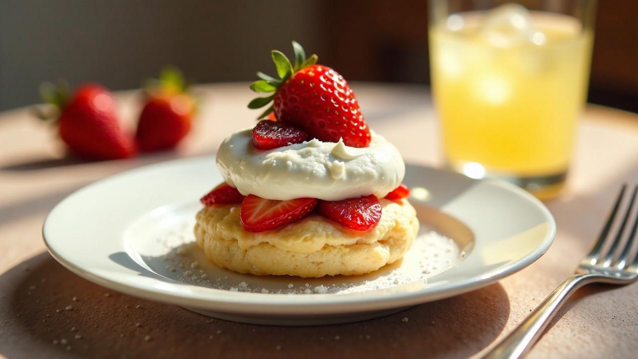 Erdbeer-Profiteroles mit Sahnefüllung