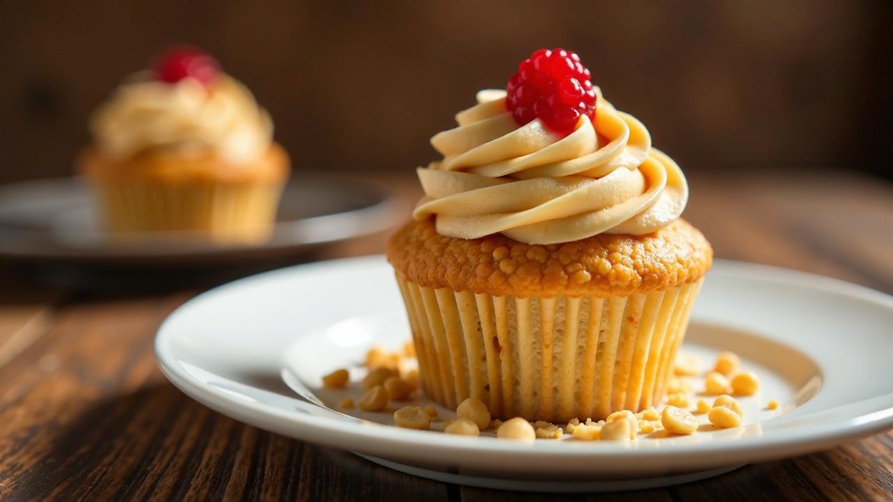 Erdnussbutter-Jelly-Cupcakes