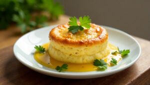 Erdnusssoße Mais-Soufflé