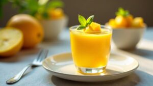 Espuma de Mango: Mango-Schaum-Dessert