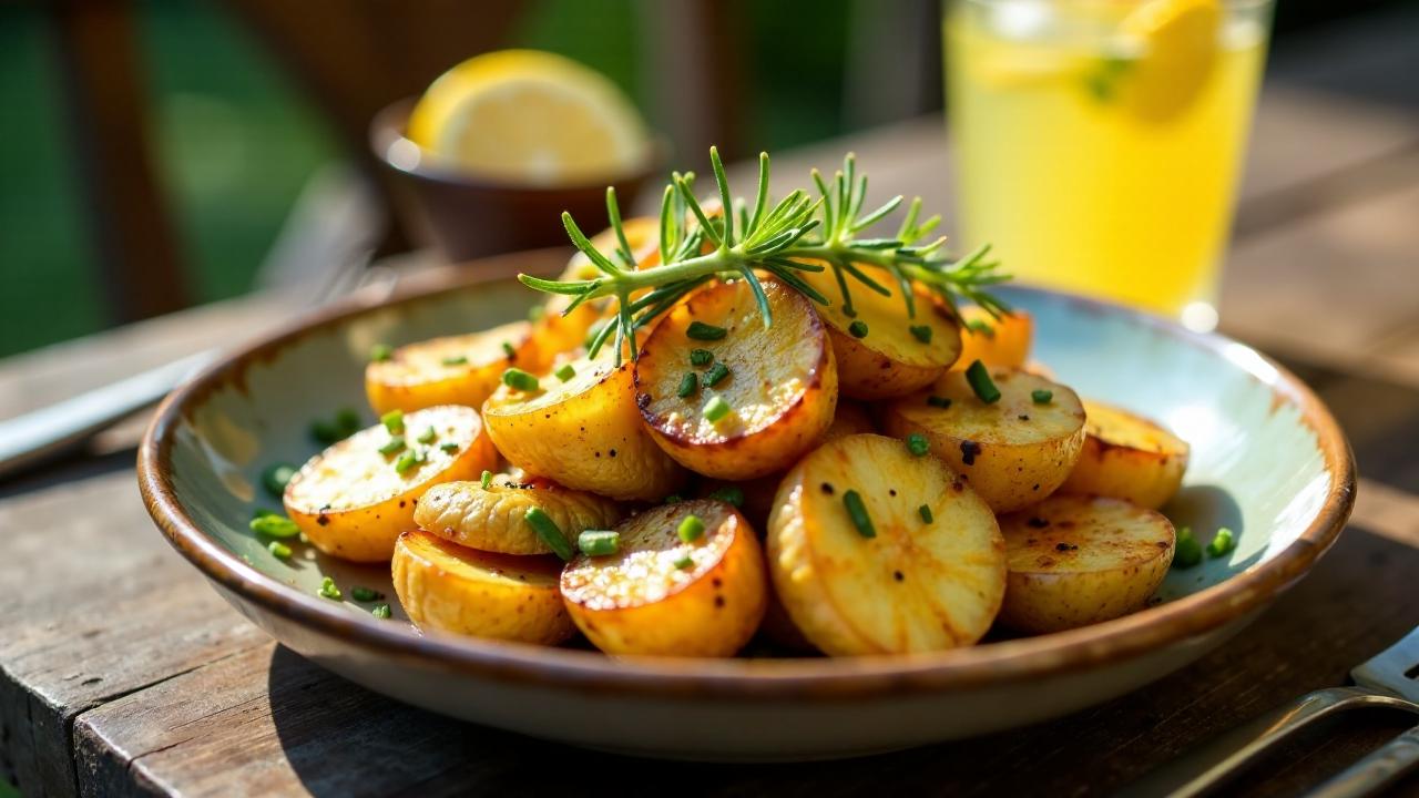 Estnisches Jaanipäev-Grillkartoffeln