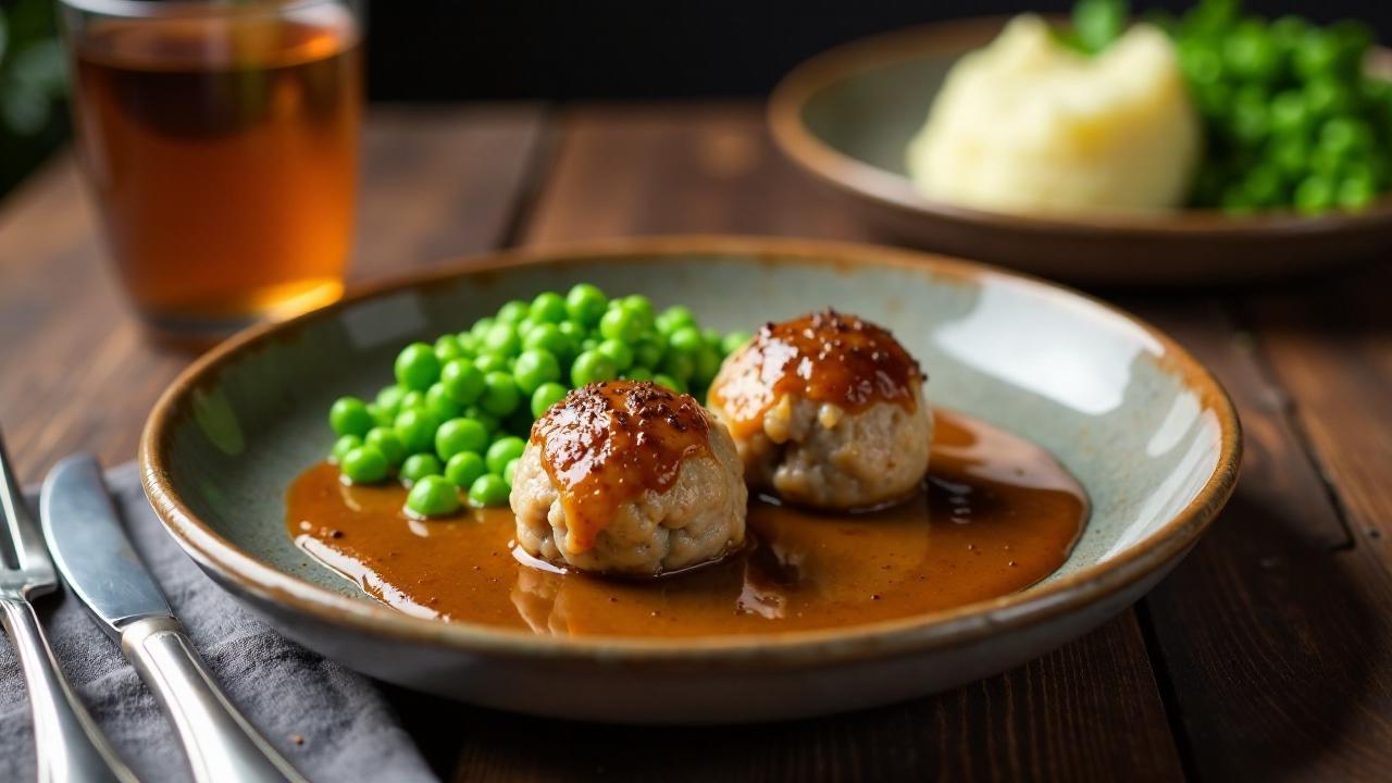 Faggots with Peas and Gravy