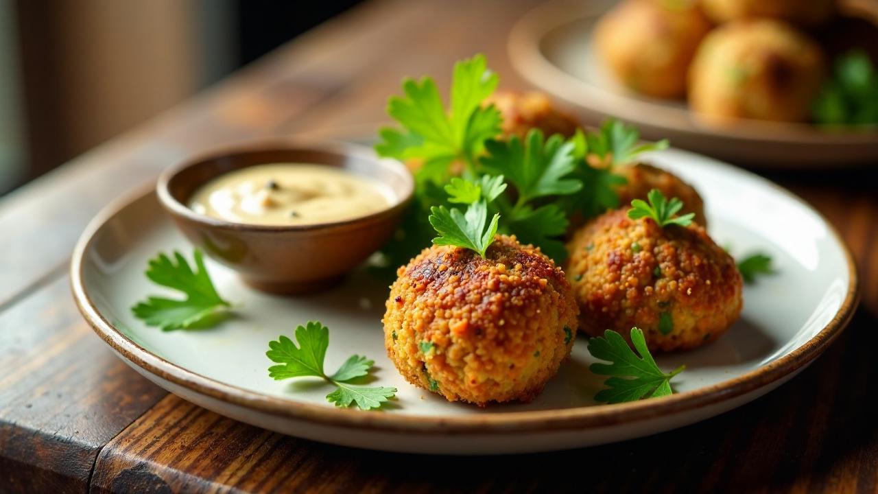 Falafel Balls: Kichererbsen-Bällchen