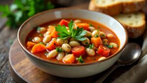 Fasolada - griechische Bohnensuppe