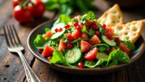 Fattoush (Brotsalat mit armenischer Note)