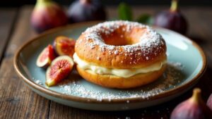 Feigen-Cream-Cheese-Donut