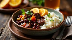 Feijoada – Schwarze Bohnen Eintopf