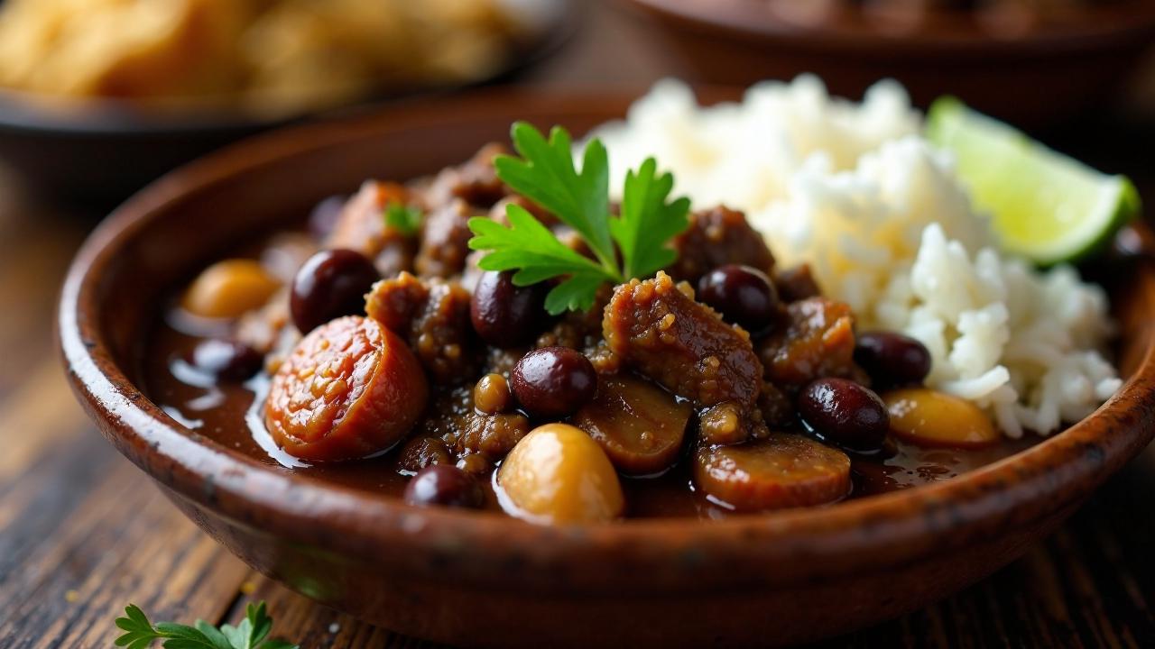 Feijoada mit Rindfleisch