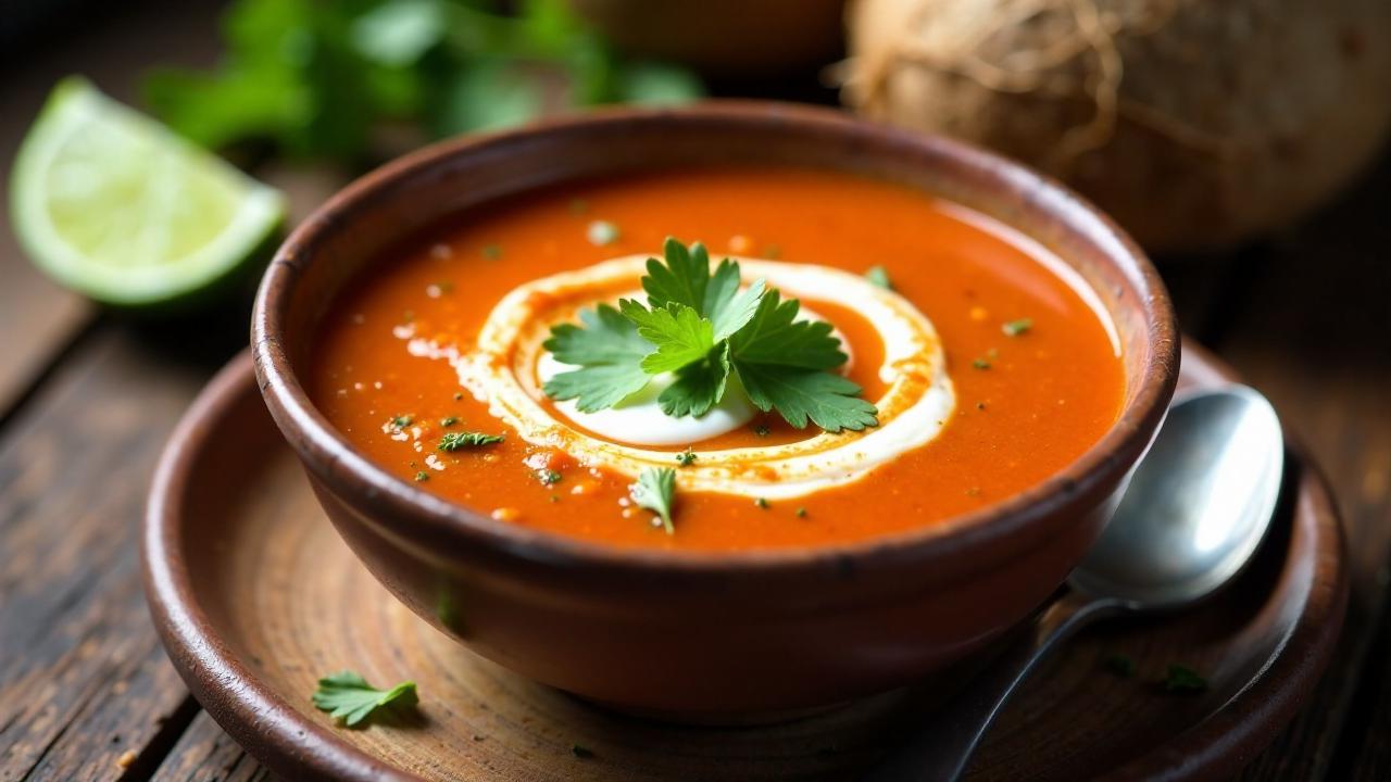 Feine Kokoda-Tomaten-Suppe