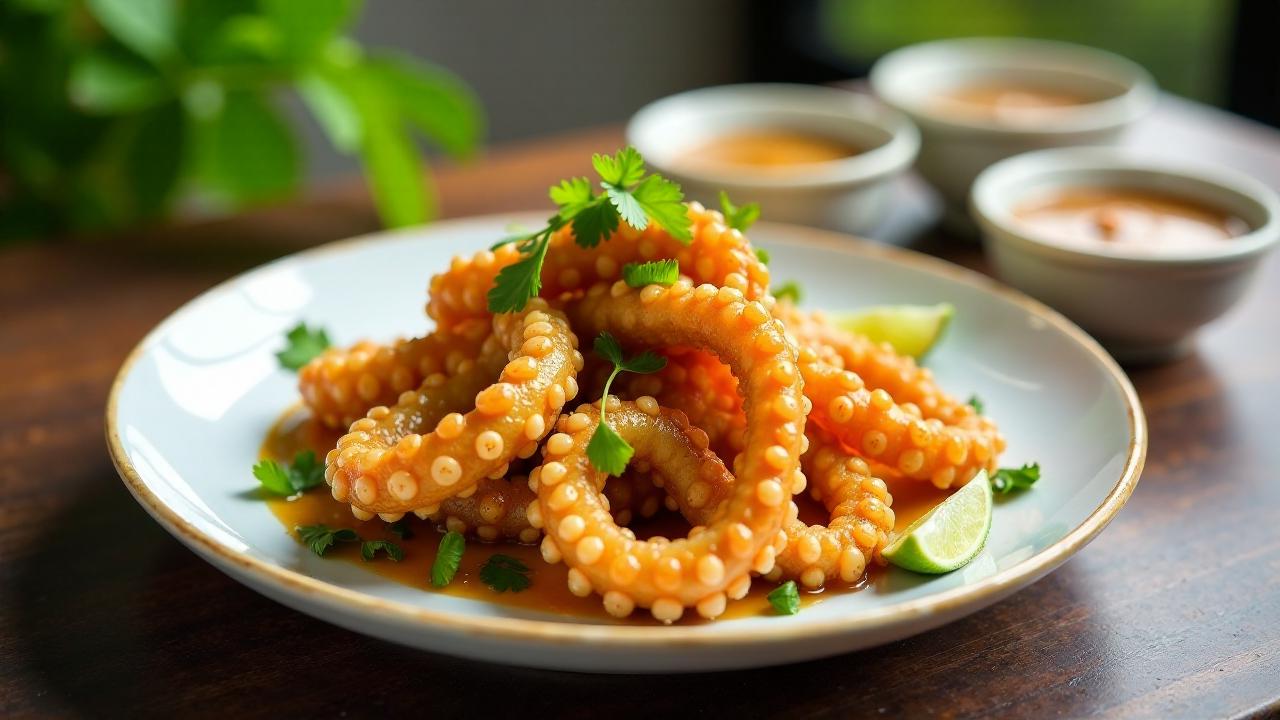 Feke Hopo: Wallisianischer Oktopus-Tempura