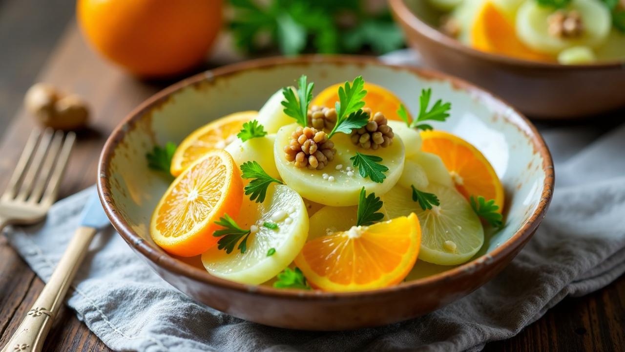 Fenchel-Orangensalat με Olivenöl