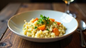 Fermentiertes Kumara-Risotto