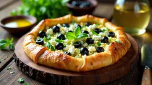 Feta-Oliven-Galette