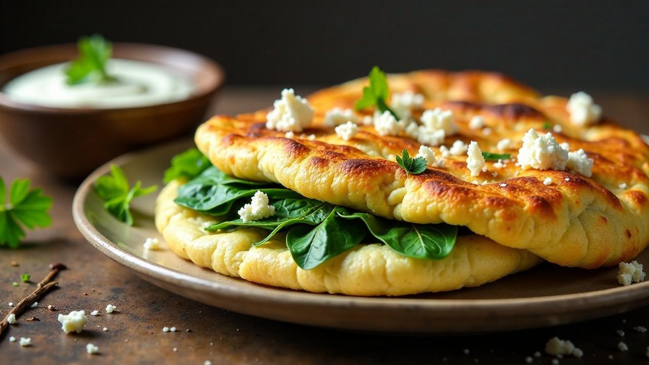 Feta-Spinat-Pita