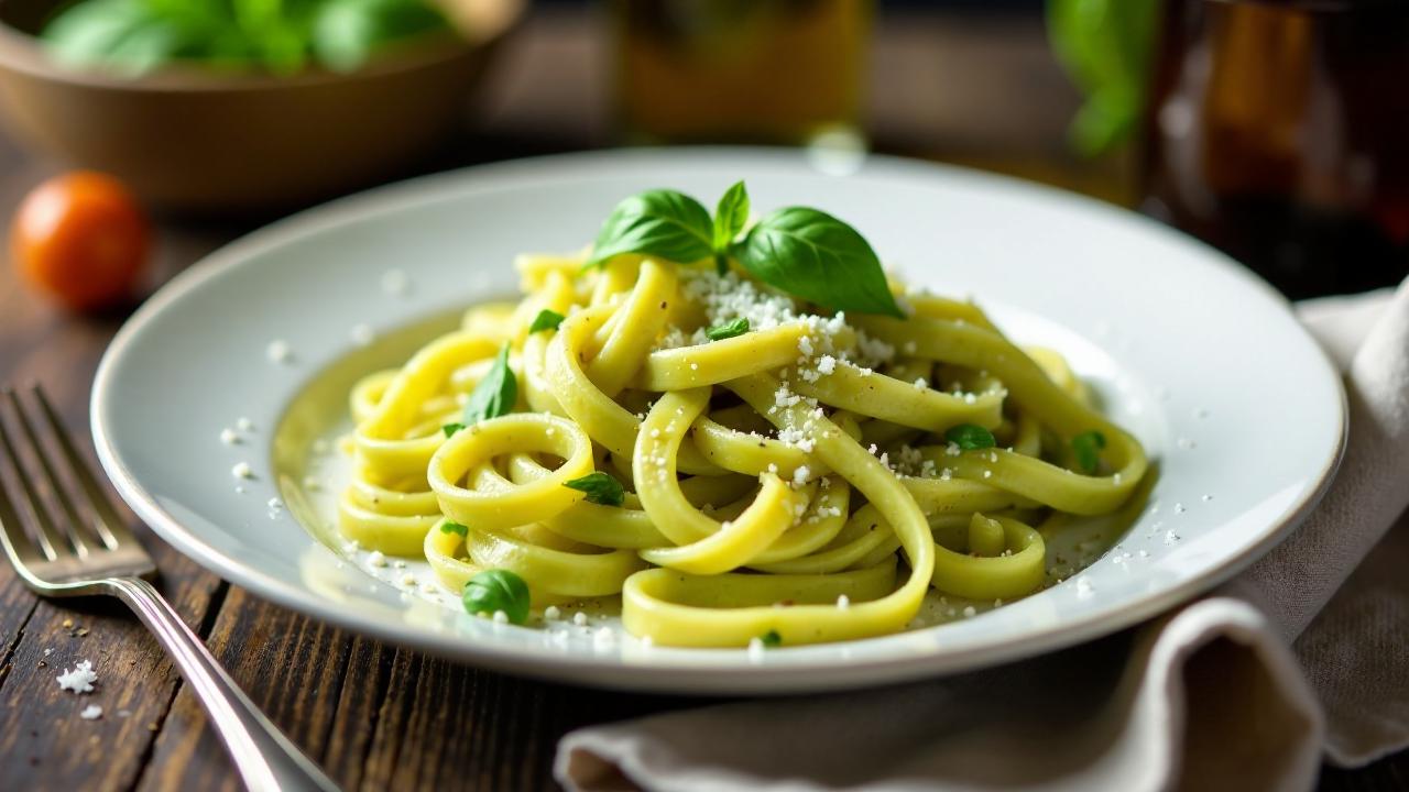 Fettucine al Pesto di Pistacchio