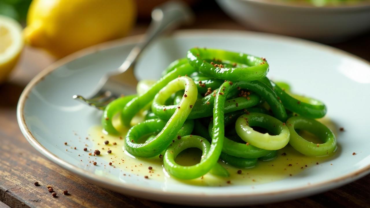 Fiddlehead Ferns mit Butter