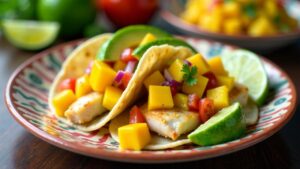 **Fisch-Tacos mit Mango-Salsa**