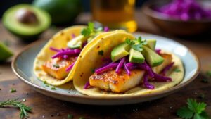 Fisch-Tacos norwegische Art