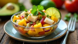 Fisch Ceviche mit Mango