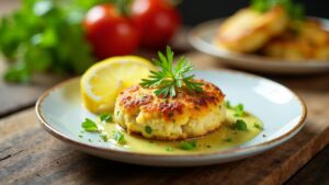 Fischfrikadellen mit frischem Dill