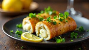 Fischrollen mit Matjes