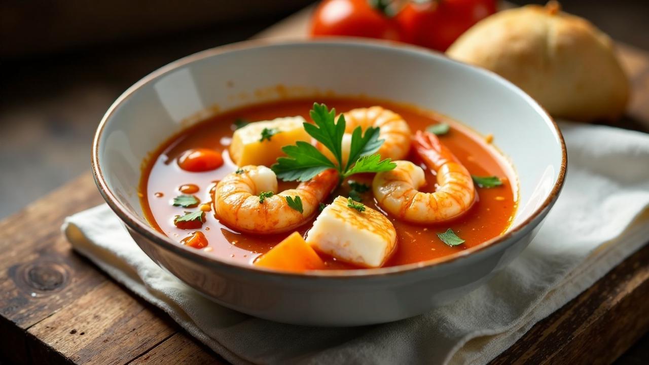 Fischsuppe Saarbrücken – Bouillabaisse-Variante