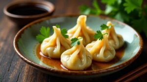 Fish & Taro Dumplings (Fisch- und Taro-Teigtaschen)