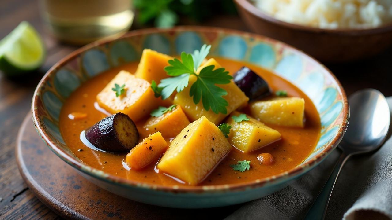 Fish and Eggplant Curry