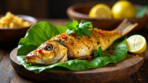 Fish in Banana Leaf