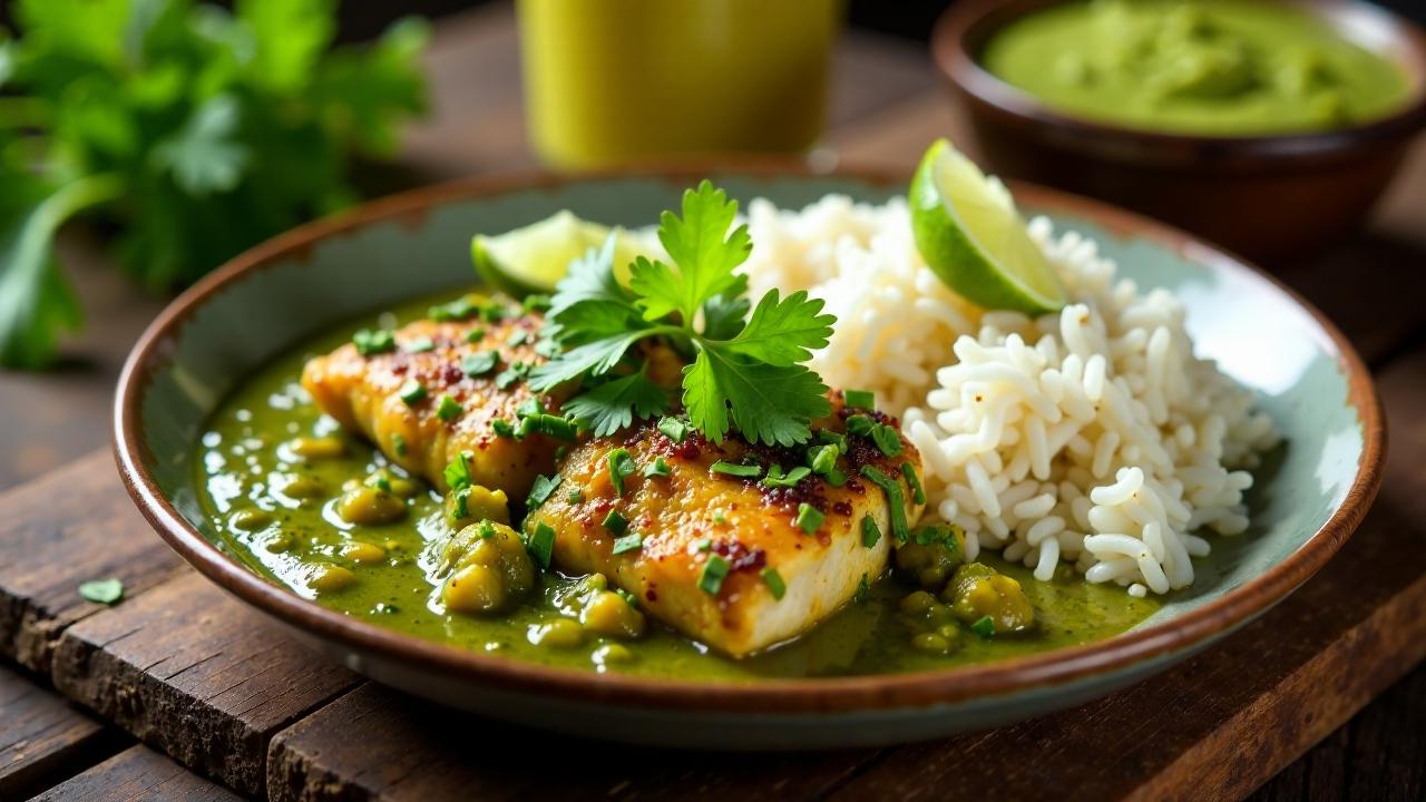 Fish in Green Masala