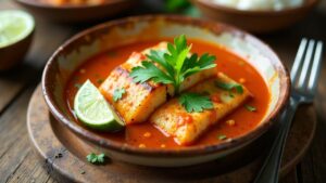 Fish in Tomato and Coconut Sauce