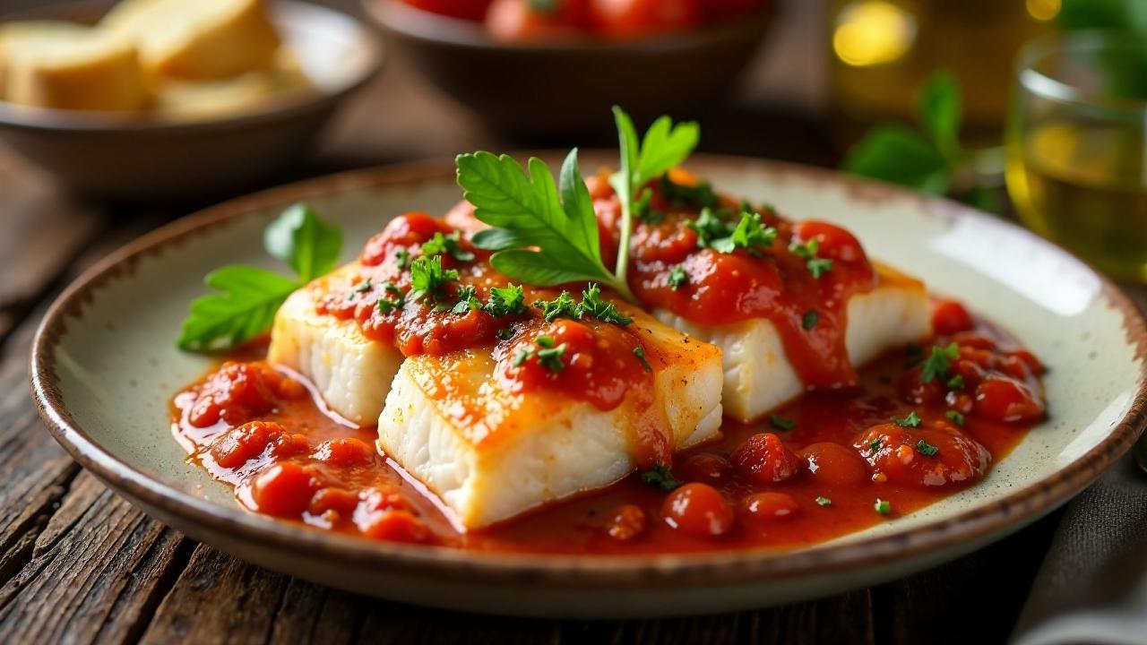 Fish with Garlic and Tomato