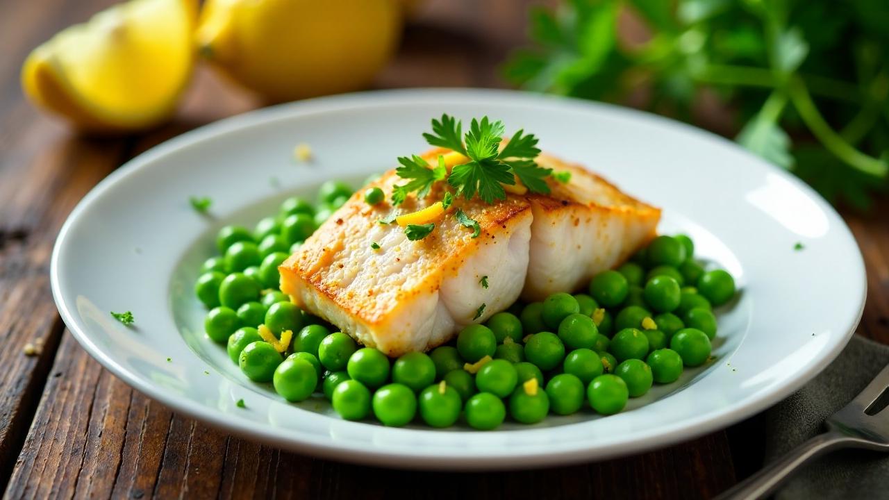 Fish with Green Peas