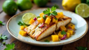 Fish with Mango Salsa