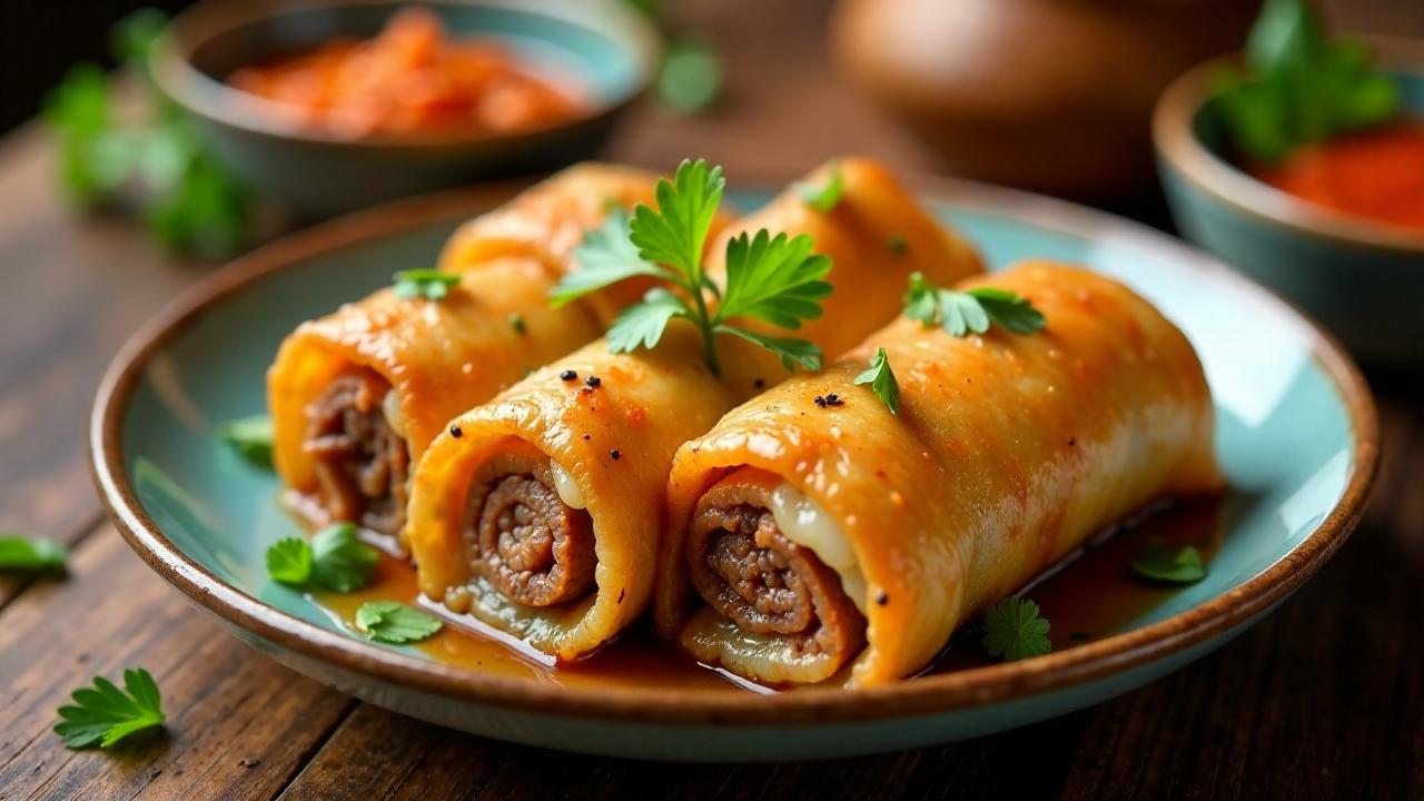 Five-Spice Beef Rolls (Fünf-Gewürze-Rindfleischrollen)