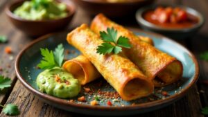 Flautas de Pollo (Chicken Taquitos)