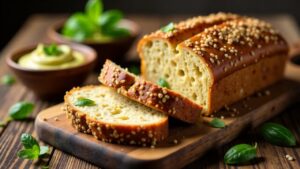 Flaxseed Bread: Leinsamen-Brot