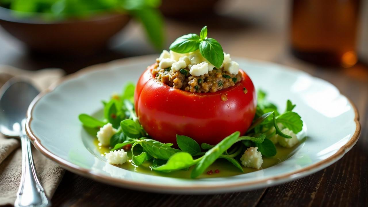 Fleischtomaten mit Kräutern