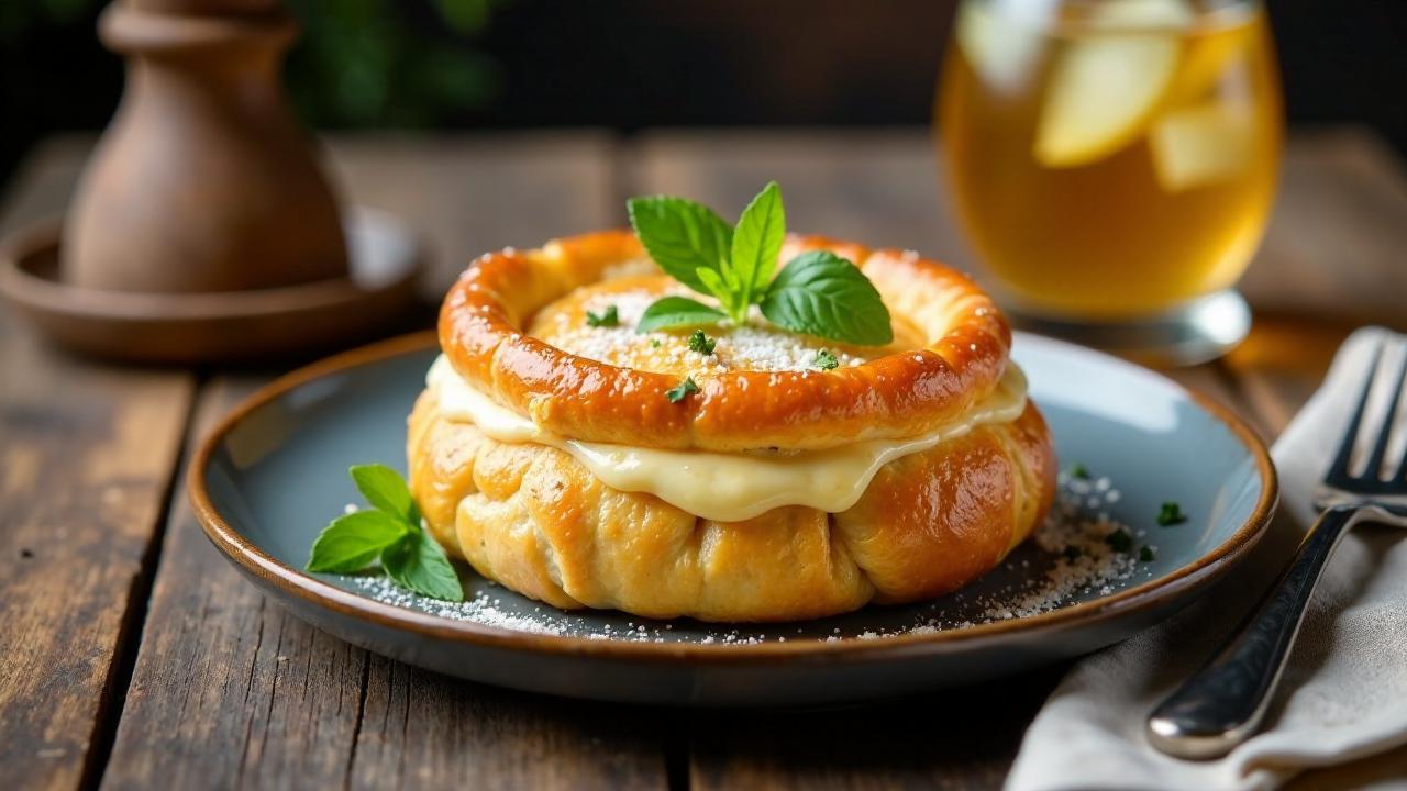 Florasnauer Ziegenhupf - Hefegebäck mit Ziegenkäsefüllung